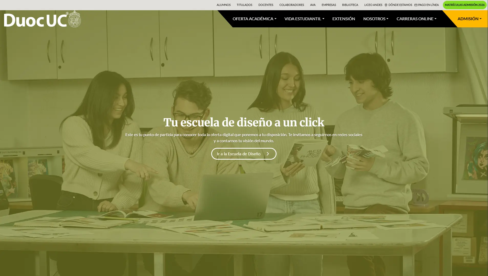 Desarrollo diseno.duoc.cl